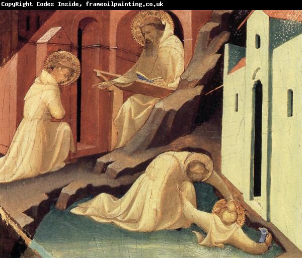 Fra Filippo Lippi The Rescue of St Placidus and St Benedict's Visit to St Scholastica